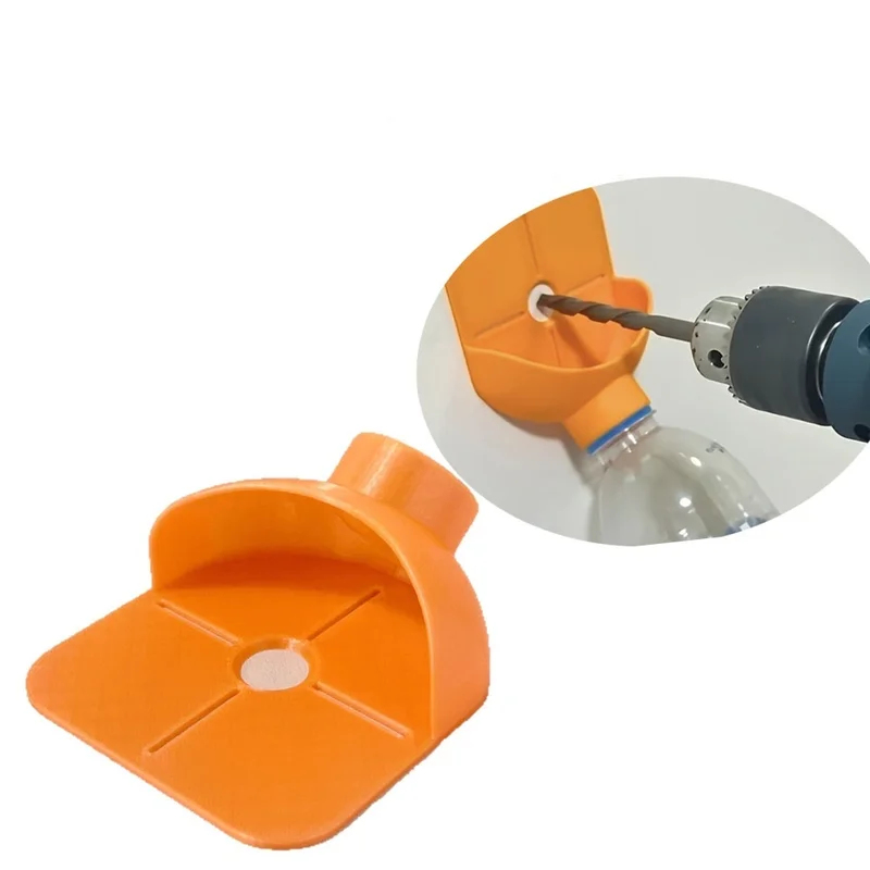Woodworking Dust Collection - Aktion: Transparente Bohrstaub-Auffangflasche, tragbarer Bohrstaubschutz für