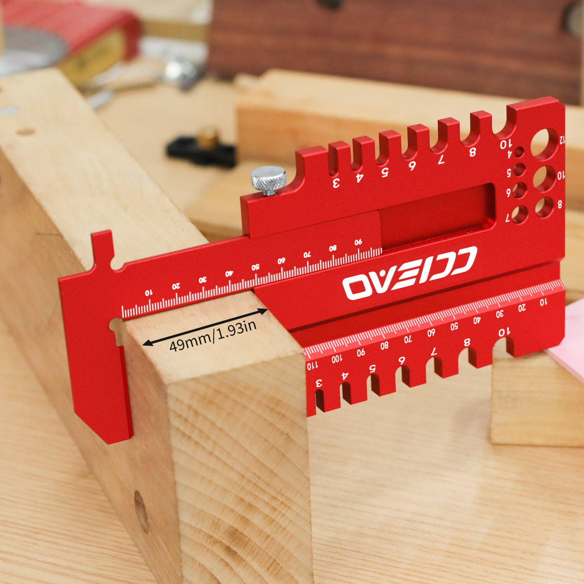 Woodworking Multi Tool - Multifunktionales Messlineal für Holzbearbeitung, Präzisions-Markierlehre aus
