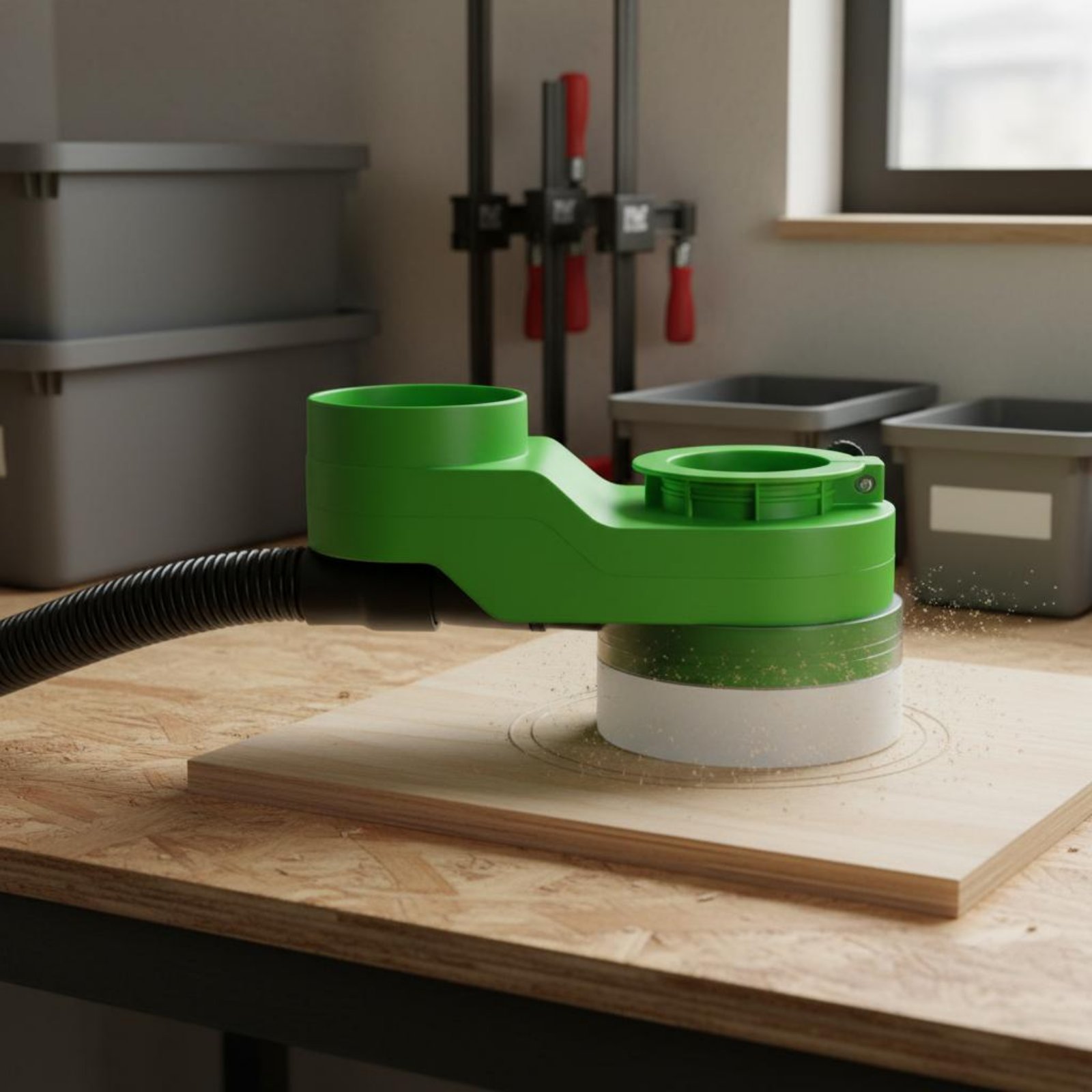 Woodworking Industries - Spindel-Staubschutzabdeckung für Graviermaschinen, Industriezubehör mit einfacher