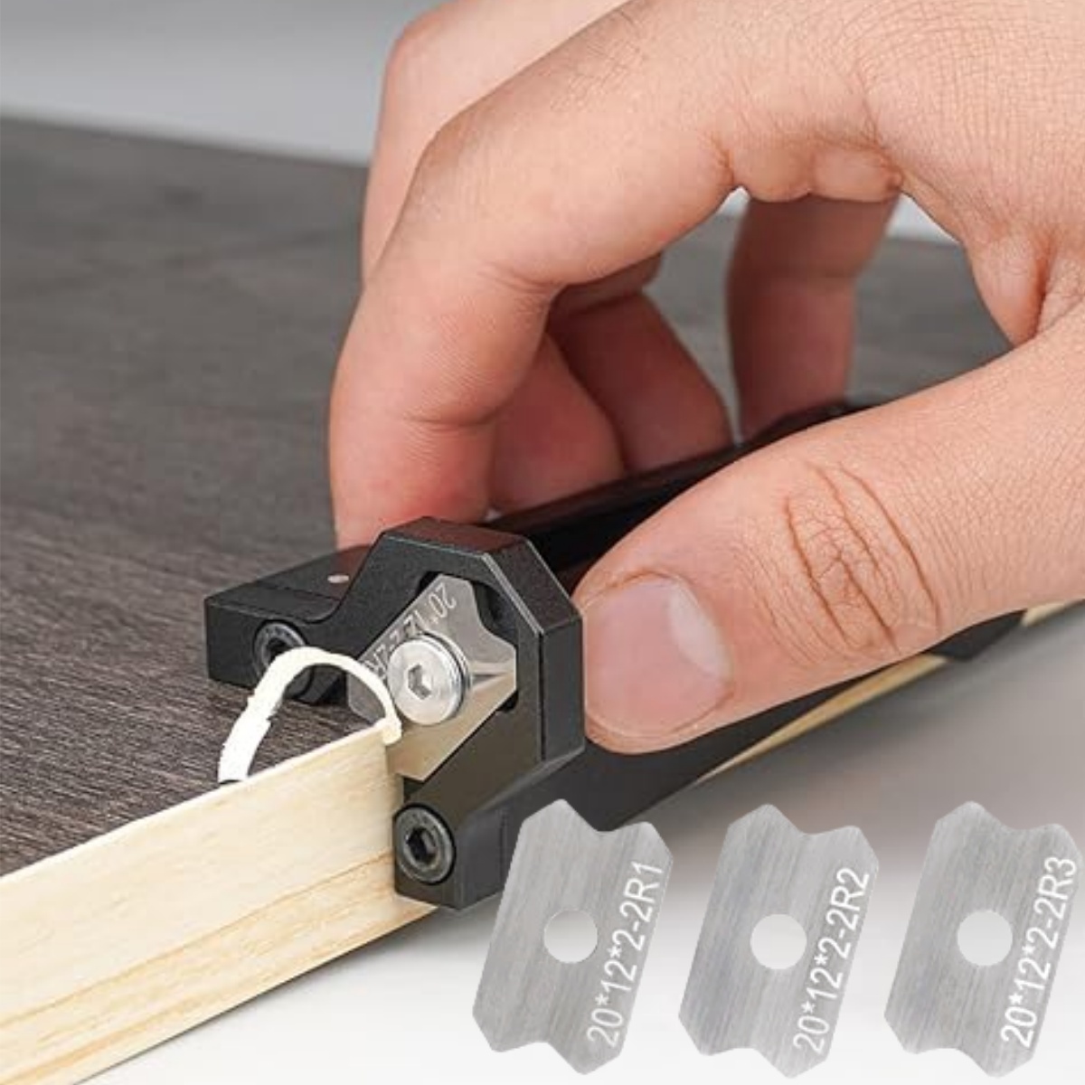 Woodworking Industries - Holzbearbeitungs-Furnierkantenfräser, Kantenbearbeitungswerkzeug, manueller Holzabschräger für Holzbearbeitung