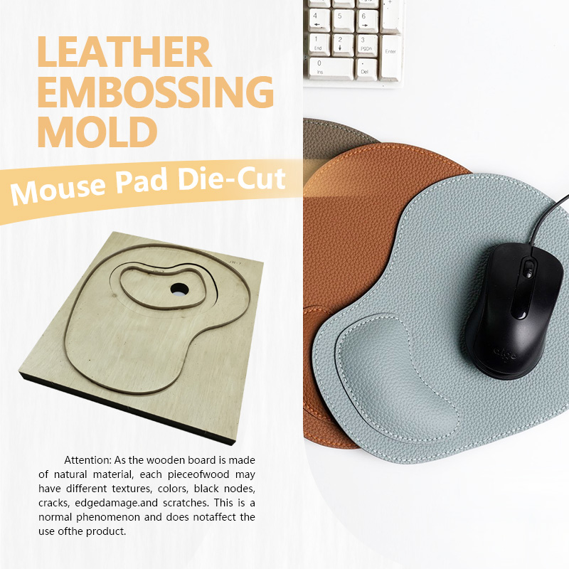 Woodworking Veneer Cutter - Leder-Mauspad-Stanzgerät Praktisches Materialschneiden Einfaches, langlebiges Design
