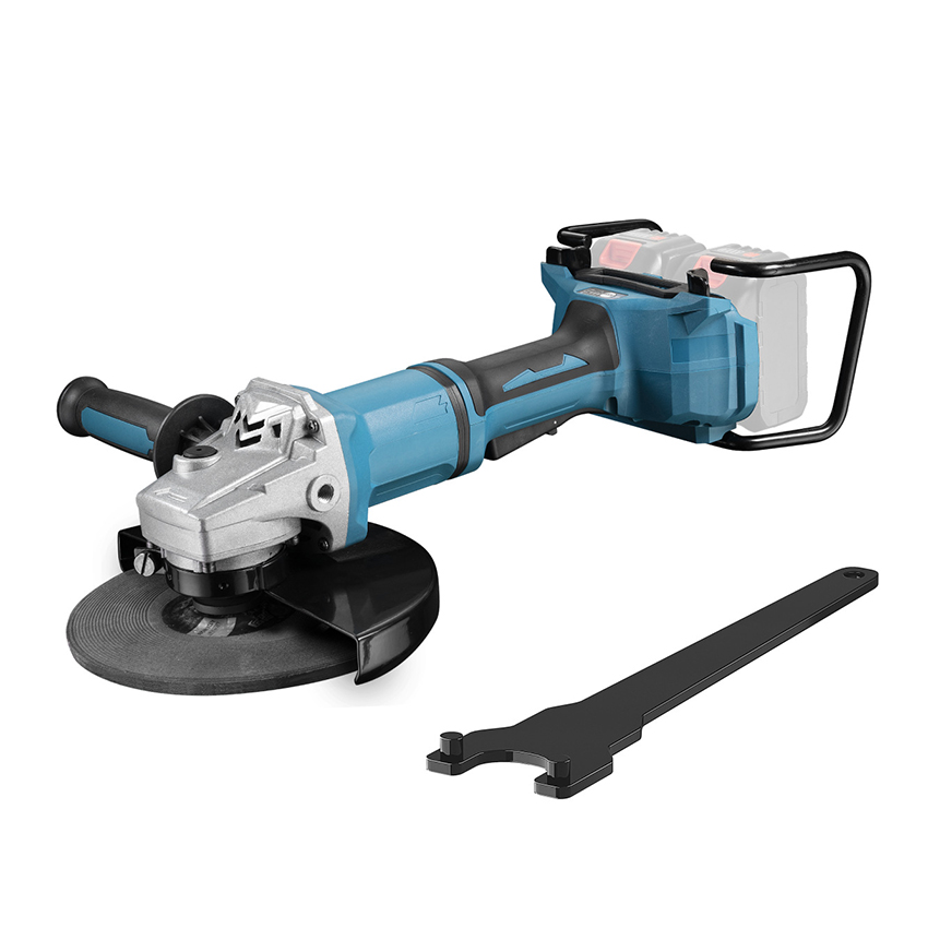 Woodworking Factory - 180mm Bürstenlosen Winkel Grinder Handheld Cordless