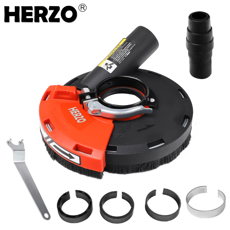 Woodworking Dust Collection - HERZO GT 119125 Ein 125-mm-Schleifstaubschutz für