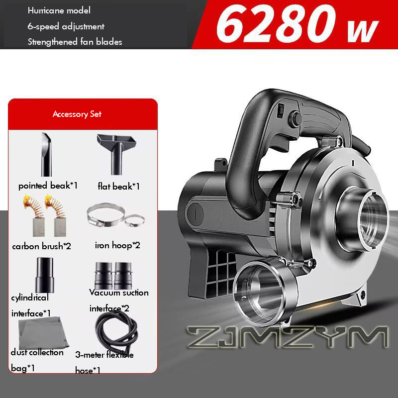 Woodworking Factory - 6280W 3M-6M-8M Industrieller Staubabsauger Hochleistungs-Staubsauger für
