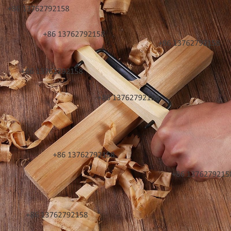 Woodworking Multi Tool - Altmodischer Massivholz-Handhobel, Multifunktionaler Holztrimmer, Tragbares Manuelles