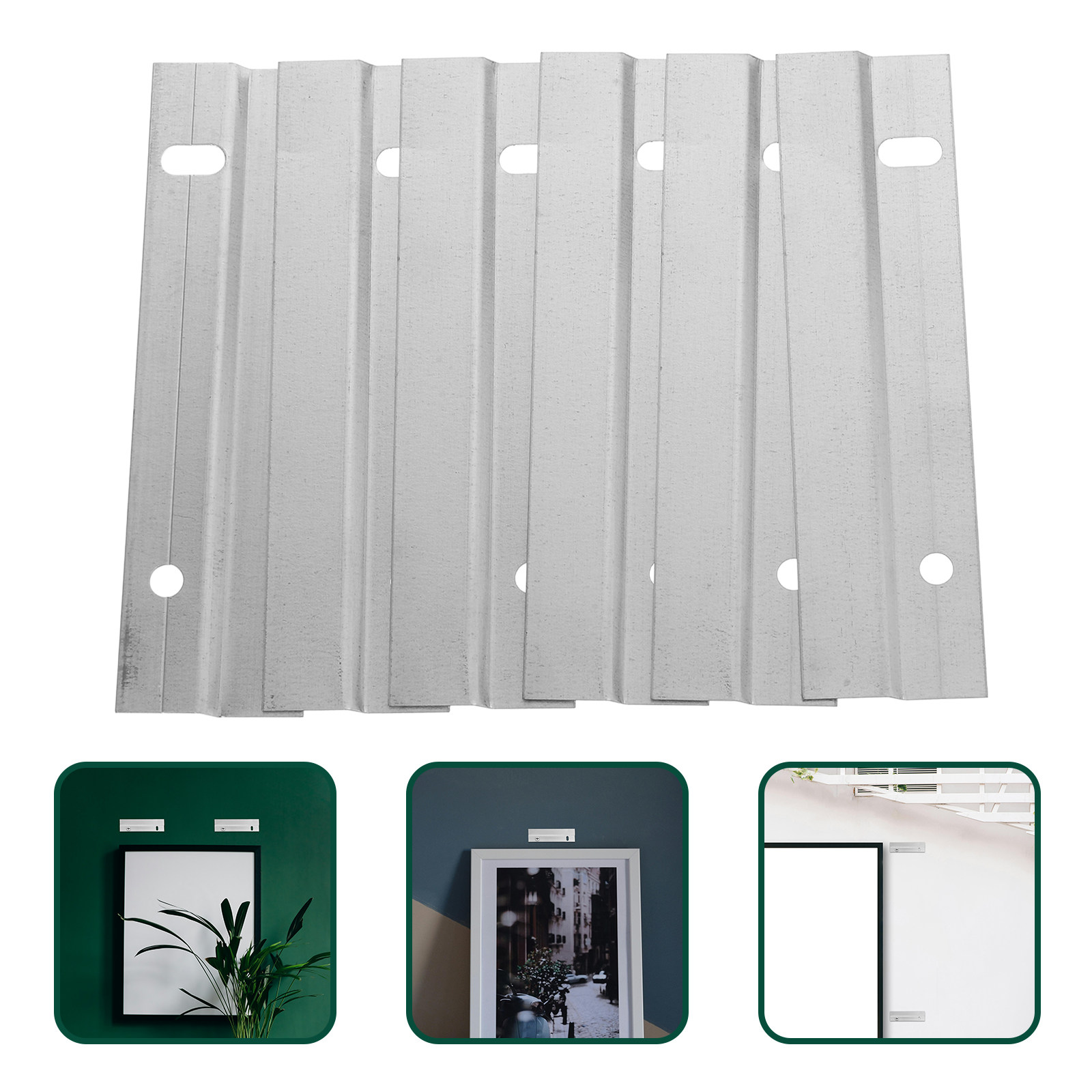 Woodworking French Cleat - 3er-Set Z-förmige französische Keilhalterungen aus Aluminium