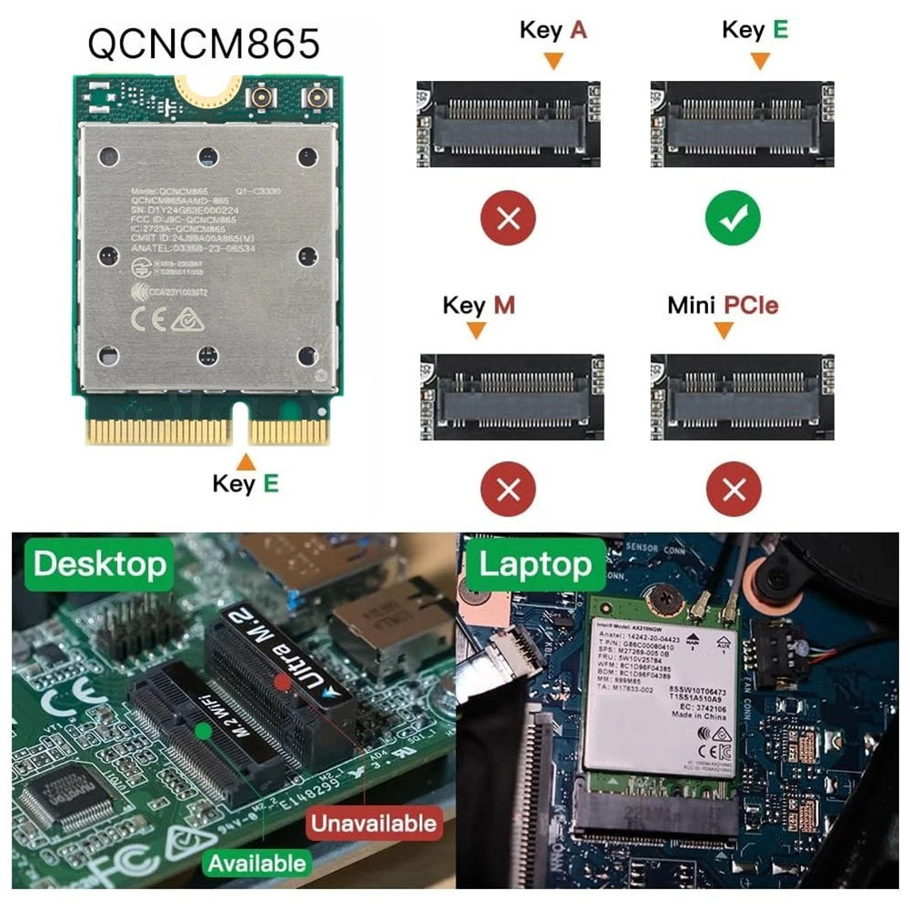 WiFi 7 QCNCM865 M.2 Wireless-N – Woodworking Network Bewertung und Preis