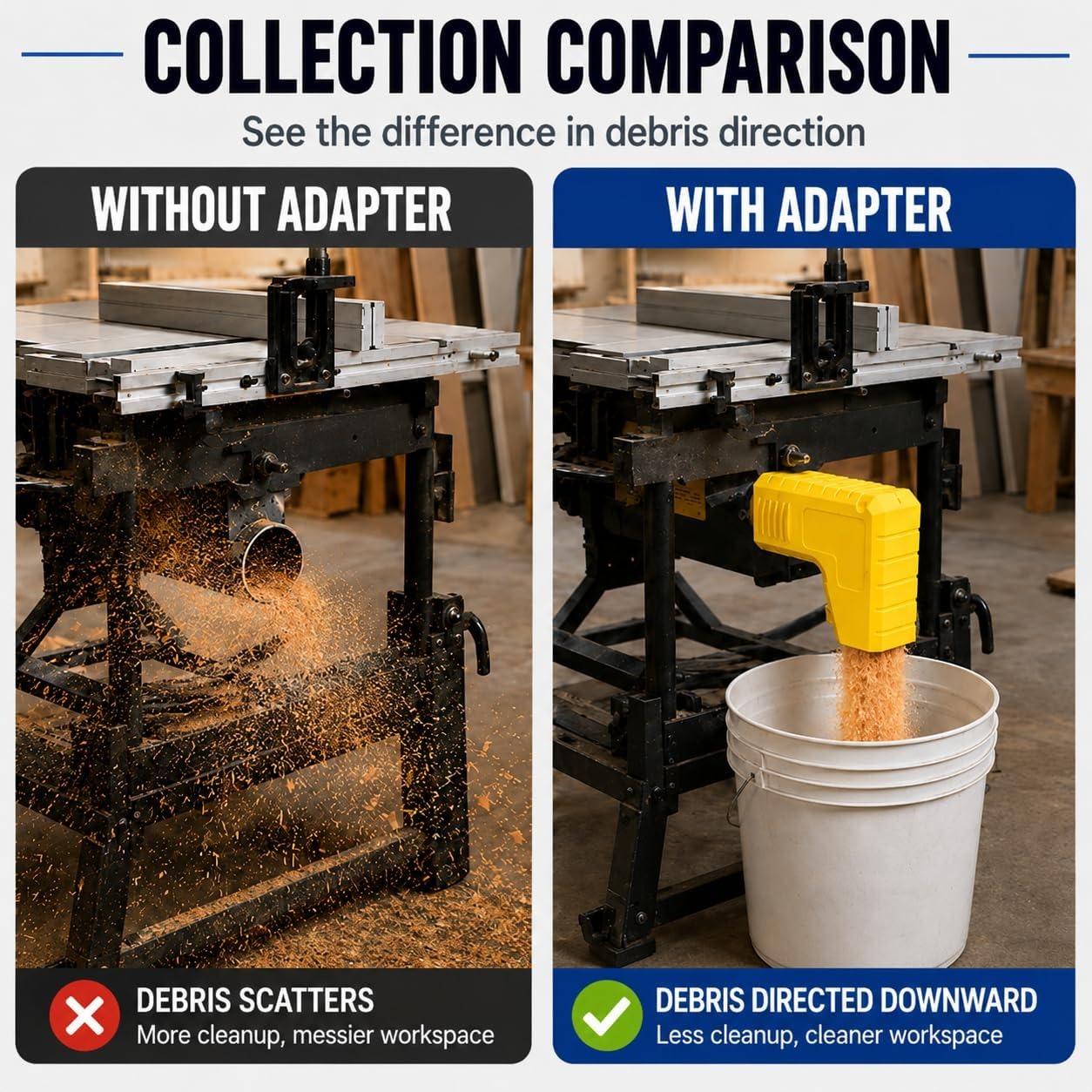 Tischkreissägen-Sägemehlsammle – Woodworking Dust Collection Bewertung und Preis